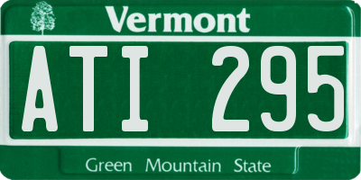 VT license plate ATI295