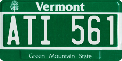 VT license plate ATI561