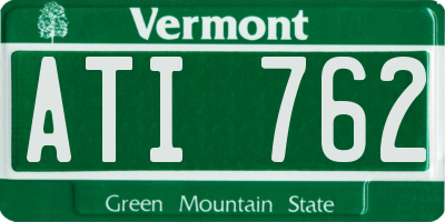 VT license plate ATI762