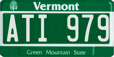 VT license plate ATI979