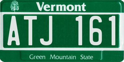 VT license plate ATJ161