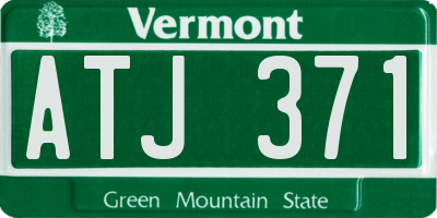 VT license plate ATJ371