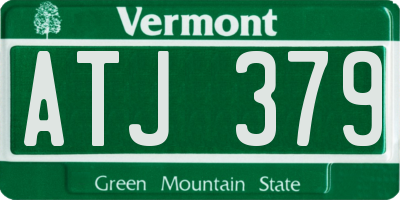 VT license plate ATJ379