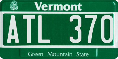 VT license plate ATL370