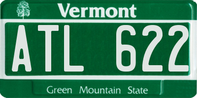 VT license plate ATL622