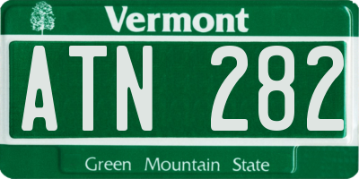 VT license plate ATN282