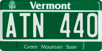 VT license plate ATN440