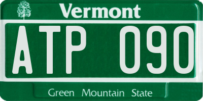 VT license plate ATP090