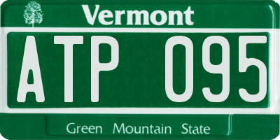 VT license plate ATP095