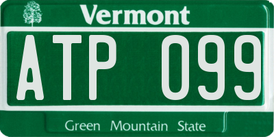 VT license plate ATP099