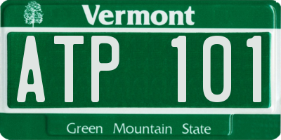 VT license plate ATP101
