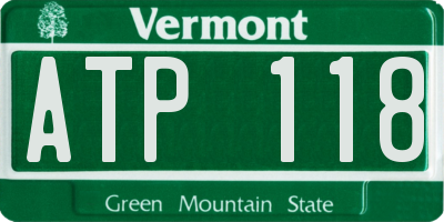VT license plate ATP118