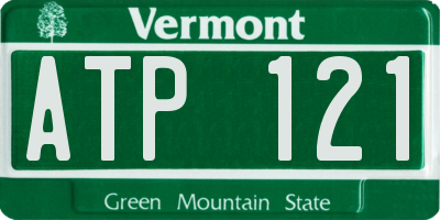 VT license plate ATP121