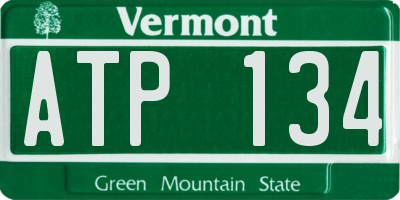 VT license plate ATP134