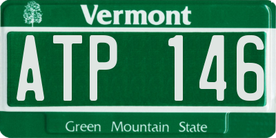 VT license plate ATP146