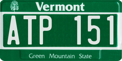 VT license plate ATP151
