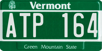 VT license plate ATP164