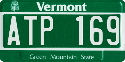 VT license plate ATP169