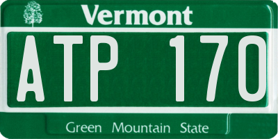 VT license plate ATP170
