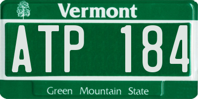 VT license plate ATP184