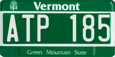VT license plate ATP185