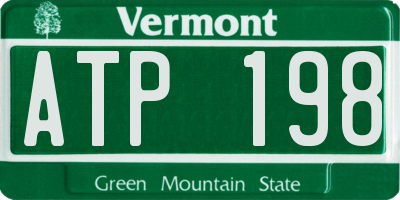 VT license plate ATP198