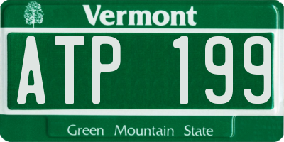 VT license plate ATP199