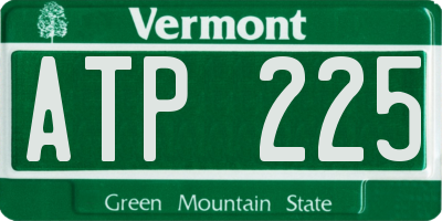 VT license plate ATP225