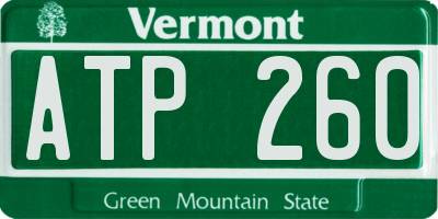 VT license plate ATP260