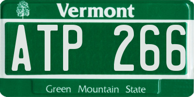 VT license plate ATP266
