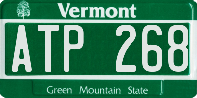 VT license plate ATP268