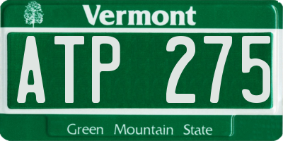 VT license plate ATP275