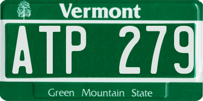 VT license plate ATP279
