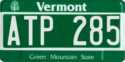 VT license plate ATP285
