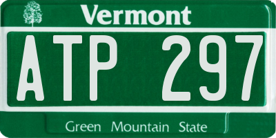 VT license plate ATP297