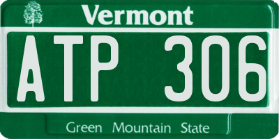 VT license plate ATP306