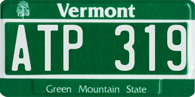 VT license plate ATP319