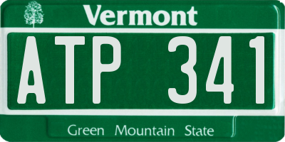 VT license plate ATP341