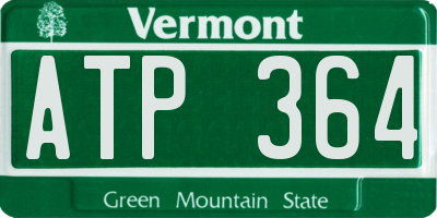 VT license plate ATP364