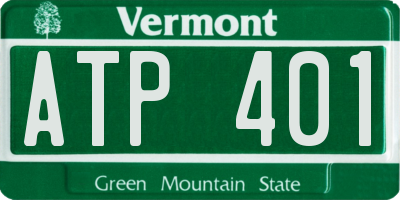 VT license plate ATP401