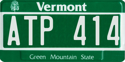 VT license plate ATP414