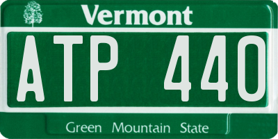 VT license plate ATP440