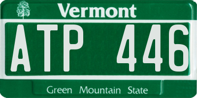 VT license plate ATP446