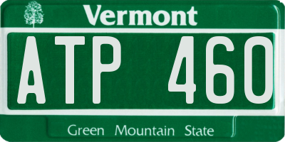 VT license plate ATP460