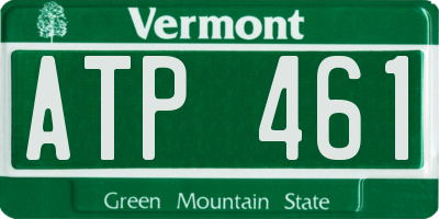 VT license plate ATP461