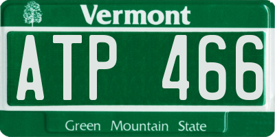 VT license plate ATP466