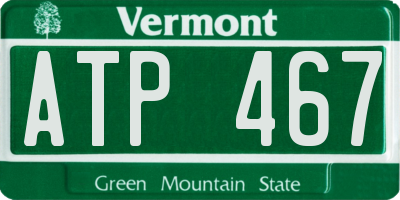 VT license plate ATP467