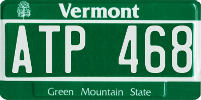 VT license plate ATP468