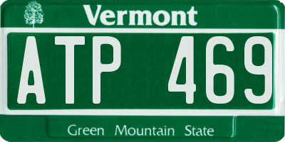 VT license plate ATP469