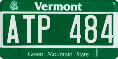 VT license plate ATP484